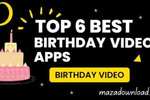 Best Birthday Video maker Apps