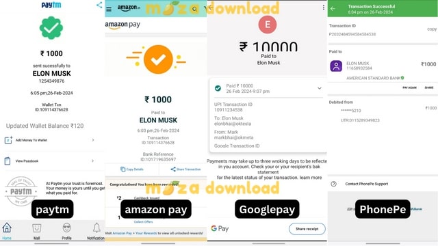 Fake payment screenshot maker